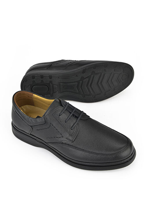 Ziya Siyah Erkek Deri Günlük Ayakkabı 1311018ZB209_000 - Görsel 4