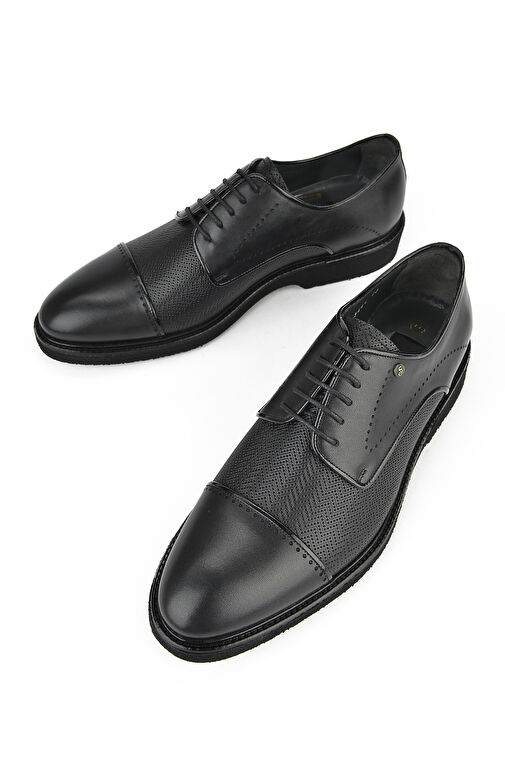 Ziya, Erkek Hakiki Deri Ayakkabı 141299Z3444 Siyah - Görsel 3