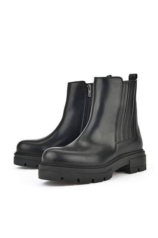 Ziya, Kadın Hakiki Deri Bot 14319Z66302 Siyah - Görsel 5