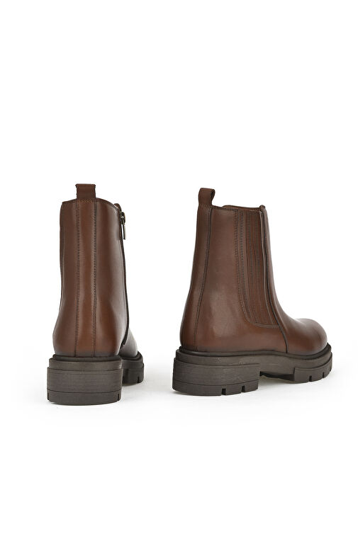 Ziya, Kadın Hakiki Deri Bot 14319Z66302 Taba - Görsel 6