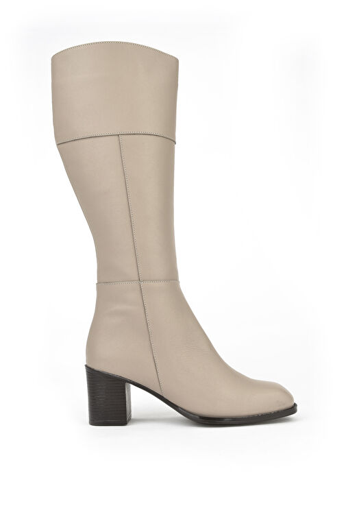 Ziya, Kadın Hakiki Deri Çizme 13319Z88065 Vizon - Görsel 2