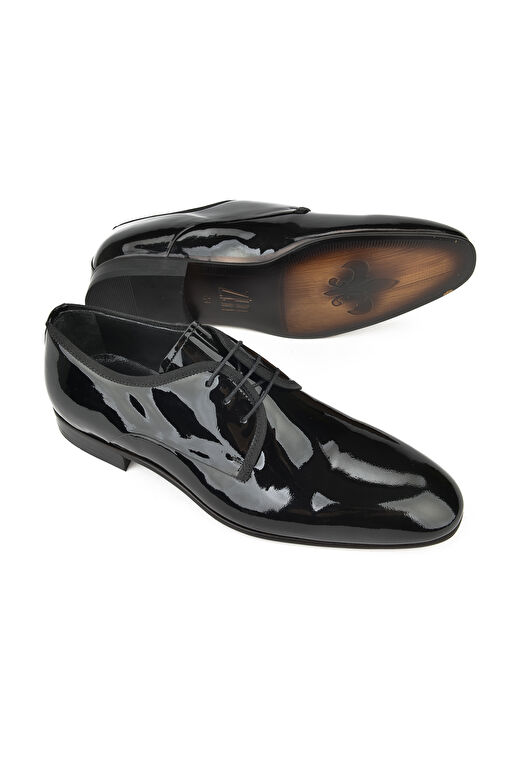 Ziya Siyah Erkek Rugan Klasik Ayakkabı 133145Z700_000 - Görsel 5