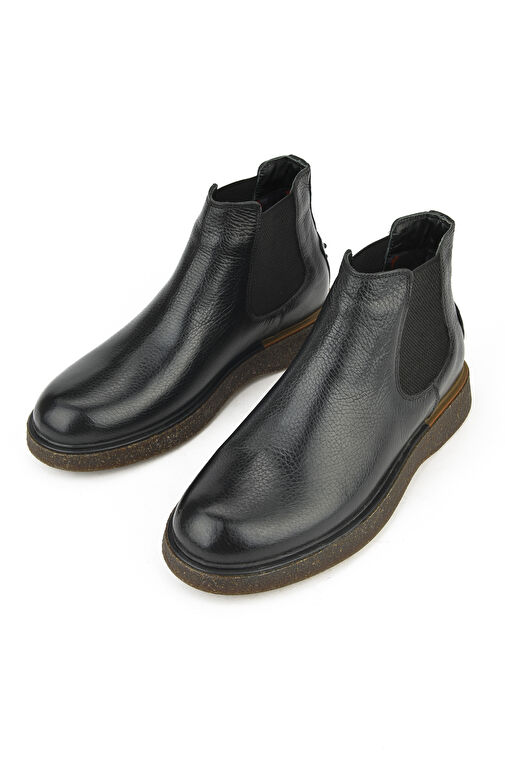 Ziya, Erkek Hakiki Deri Bot 1431007Z3047 Siyah - Görsel 6