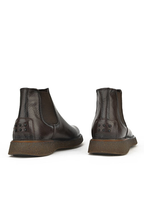 Ziya, Erkek Hakiki Deri Bot 1431007Z3047 Kahve - Görsel 4