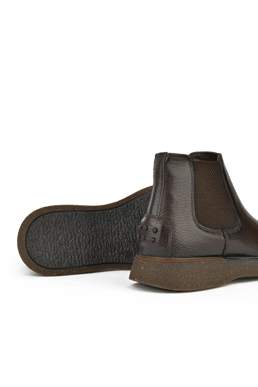 Ziya, Erkek Hakiki Deri Bot 1431007Z3047 Kahve - Görsel 5