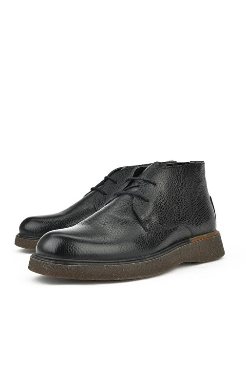 Ziya, Erkek Hakiki Deri Bot 1431007Z3048 Siyah - Görsel 6