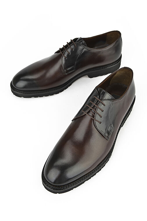 Ziya Kahverengi Erkek Deri Klasik Ayakkabı 133145Z1519_300 - Görsel 5