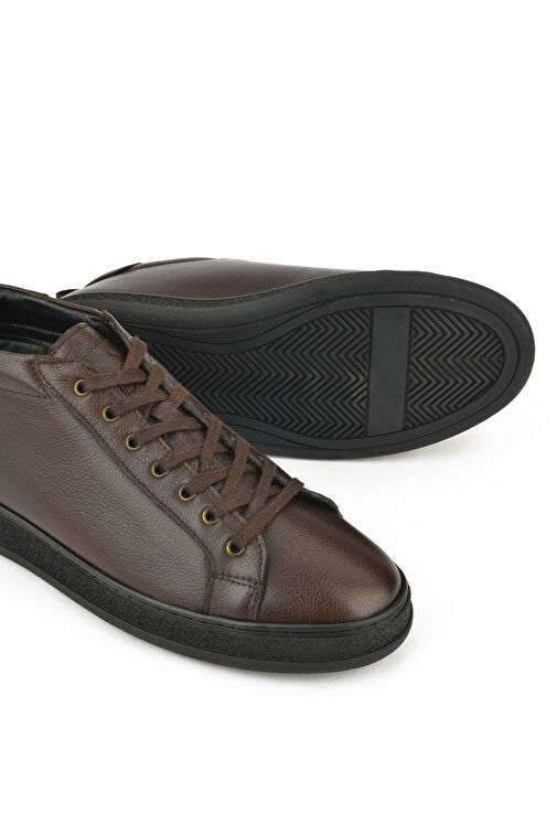 Ziya, Erkek Hakiki Deri Bot 1331025Z852 Kahve - Görsel 5