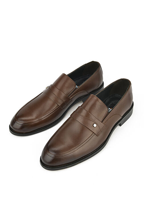 Ziya Kahverengi Erkek Deri Klasik Ayakkabı 13348Z087_300 - Görsel 4