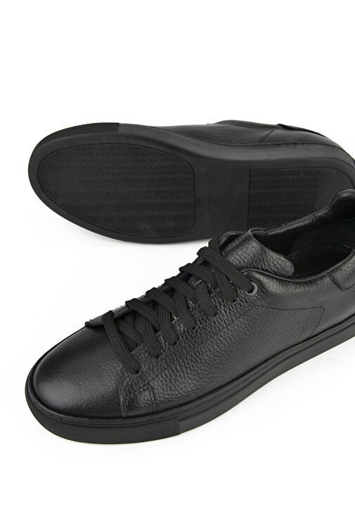 Ziya Siyah Erkek Deri Sneaker 1331026ZF7_000 - Görsel 5