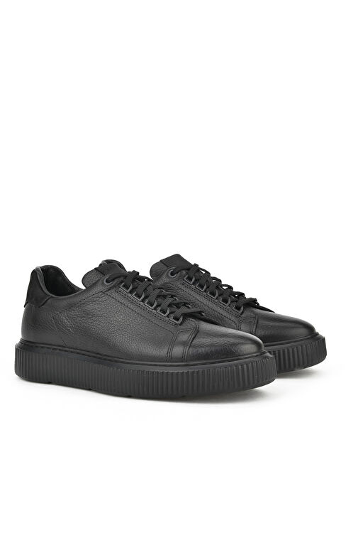 Ziya Ziya Siyah Erkek Deri Sneaker 1331026Z2049_000 Boyner'de! Siyah - 3. görsel