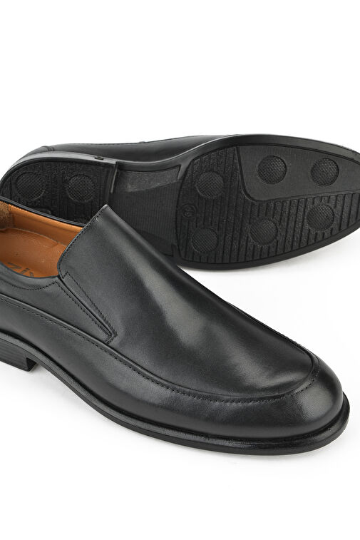 Ziya, Erkek Hakiki Deri Büyük Numara Konfor Ayakkabı 133745Z1325 Siyah - Görsel 5