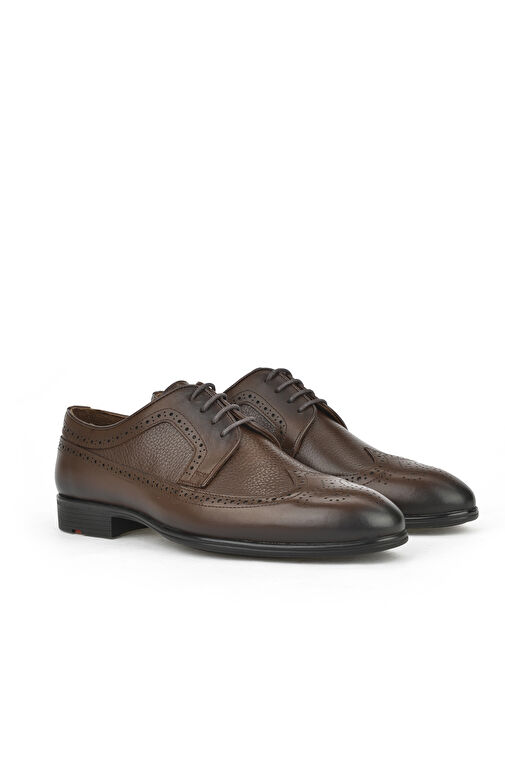 Ziya, Erkek Hakiki Deri Küçük Numara Ayakkabı 141745Z4152 Kahve - Görsel 6