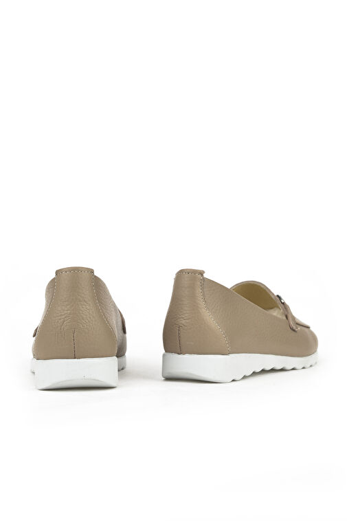 Ziya, Kadın Hakiki Deri Günlük Ayakkabı 1411022Z2072 Vizon - Görsel 4