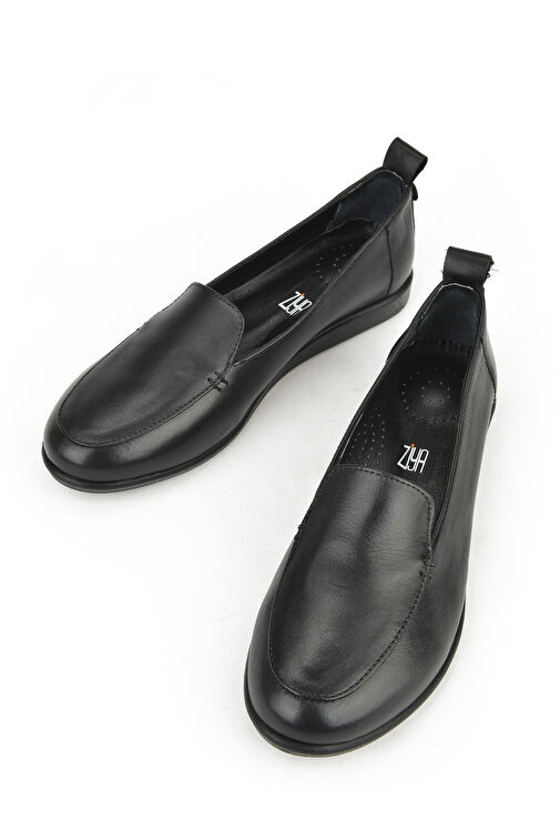 Ziya, Kadın Hakiki Deri Günlük Ayakkabı 1411022Z2442 Siyah - Görsel 6