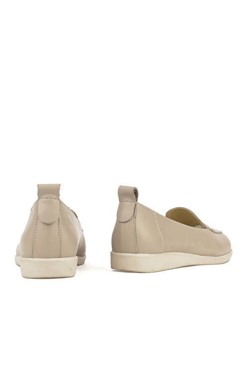 Ziya, Kadın Hakiki Deri Günlük Ayakkabı 1411022Z2442 Vizon - Görsel 4