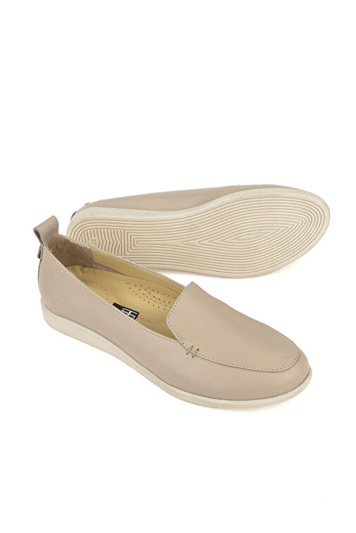 Ziya, Kadın Hakiki Deri Günlük Ayakkabı 1411022Z2442 Vizon - Görsel 5