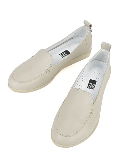 Ziya, Kadın Hakiki Deri Günlük Ayakkabı 1411022Z2442 Buz - Görsel 6