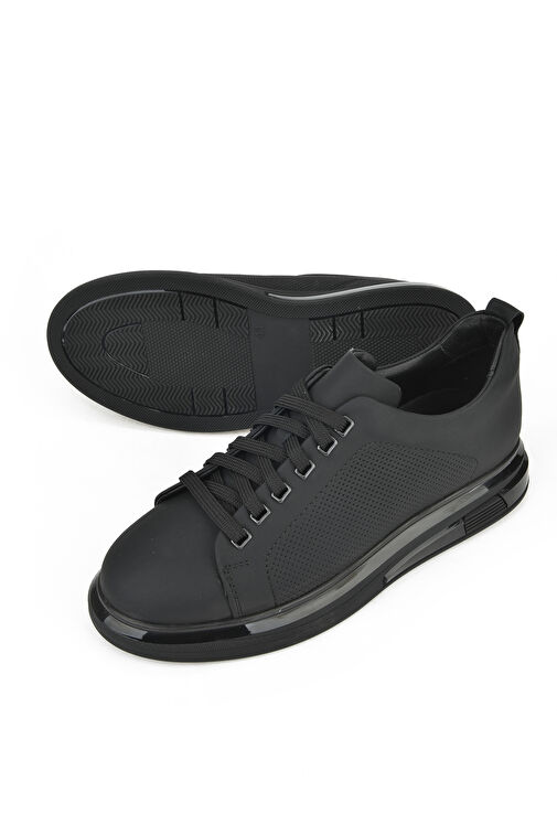 Ziya Siyah Erkek Deri Sneaker 1411026Z865_000 - Görsel 2