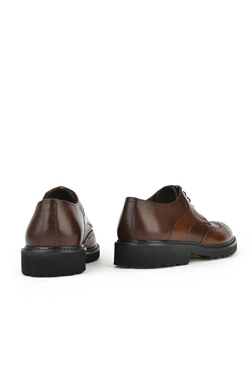 Ziya, Erkek Hakiki Deri Ayakkabı 133145Z6252 Taba - Görsel 6