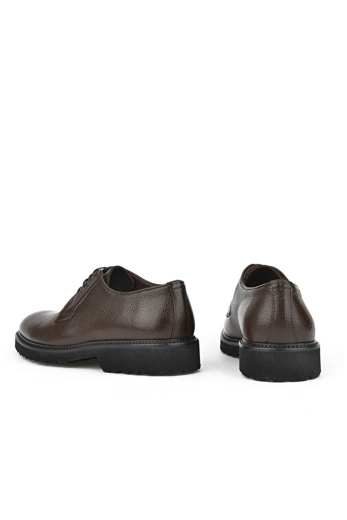 Ziya, Erkek Hakiki Deri Ayakkabı 133145Z1519F Kahve - Görsel 6