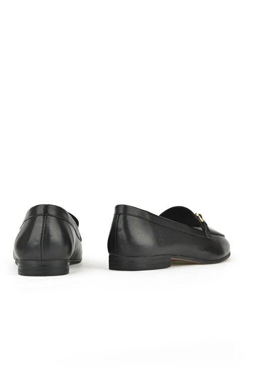 Ziya Siyah Kadın Deri Klasik Ayakkabı 1411033Z24072_000 - Görsel 4