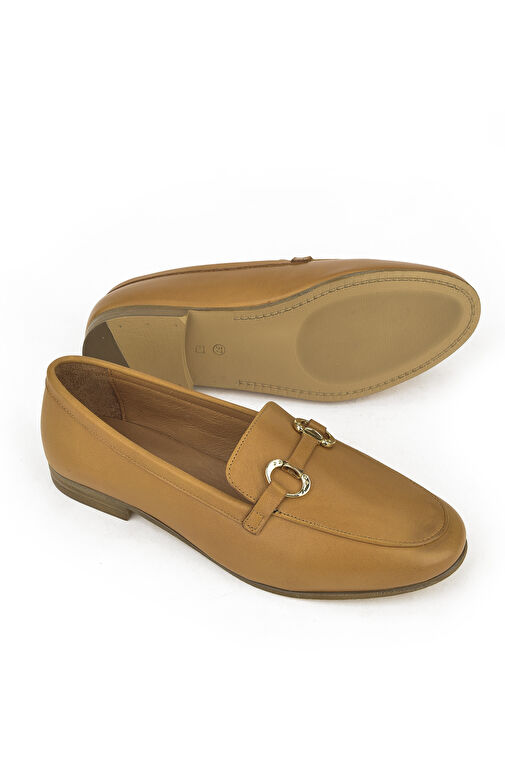 Ziya Taba Kadın Deri Loafer 1411033Z24072_320 - Görsel 5