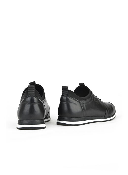 Ziya Siyah Erkek Deri Günlük Ayakkabı 133745Z0807_000 - Görsel 4