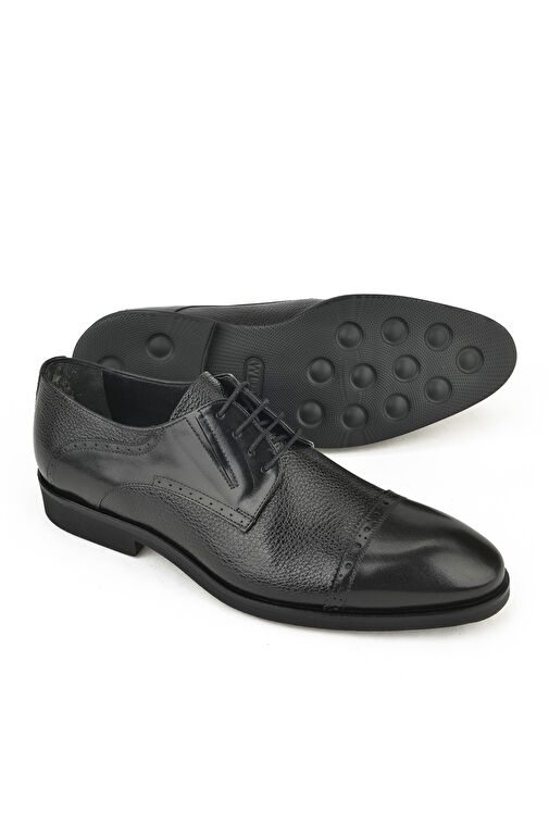 Ziya, Erkek Hakiki Deri Ayakkabı 141145Z577 Siyah - Görsel 3