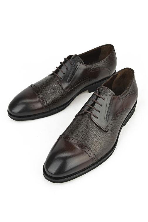 Ziya Kahverengi Erkek Deri Klasik Ayakkabı 141145Z577_300 - Görsel 3