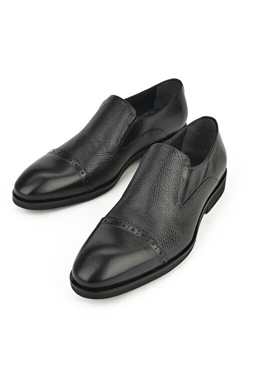 Ziya Siyah Erkek Deri Klasik Ayakkabı 141145Z578_000 - Görsel 3