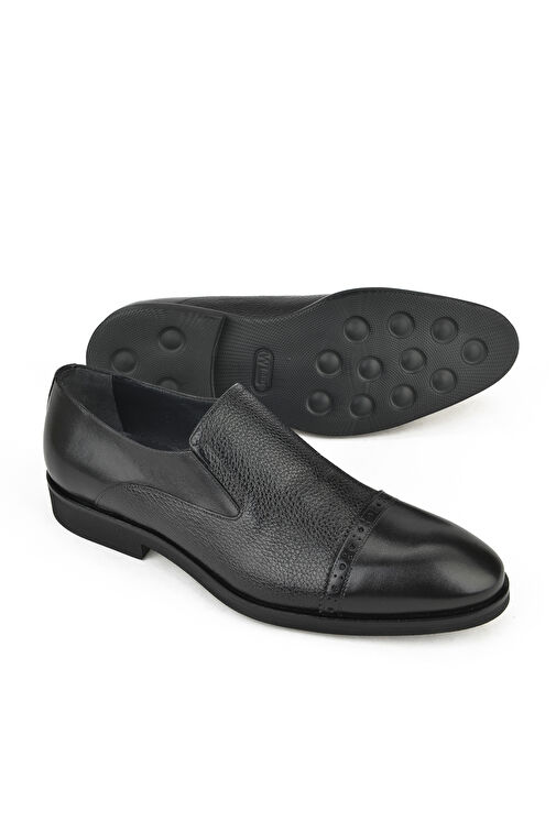 Ziya Siyah Erkek Deri Klasik Ayakkabı 141145Z578_000 - Görsel 4