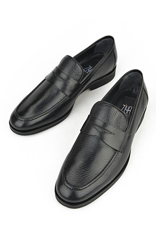 Ziya, Erkek Hakiki Deri Ayakkabı 141145Z315 Siyah - Görsel 4