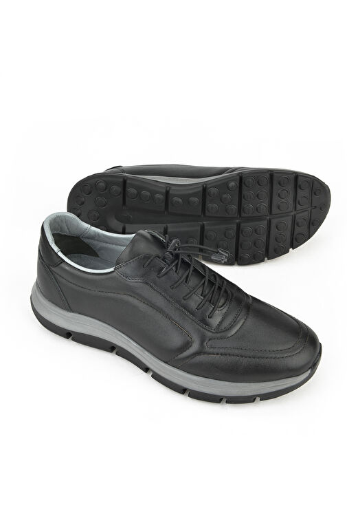 Ziya, Erkek Hakiki Deri Ayakkabı 1411013Z255 Siyah - Görsel 4