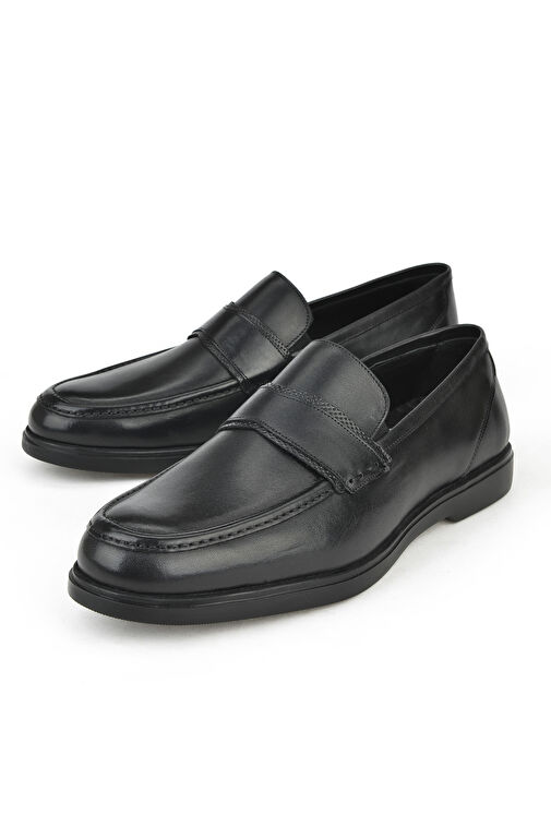 Ziya, Erkek Hakiki Deri Ayakkabı 143745Z0303 Siyah - Görsel 6