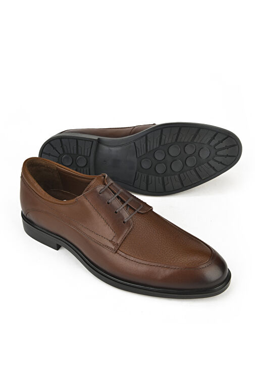 Ziya, Erkek Hakiki Deri Ayakkabı 143745Z0938 Kahve - Görsel 4