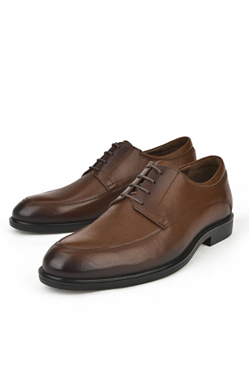 Ziya, Erkek Hakiki Deri Ayakkabı 143745Z0938 Kahve - Görsel 5