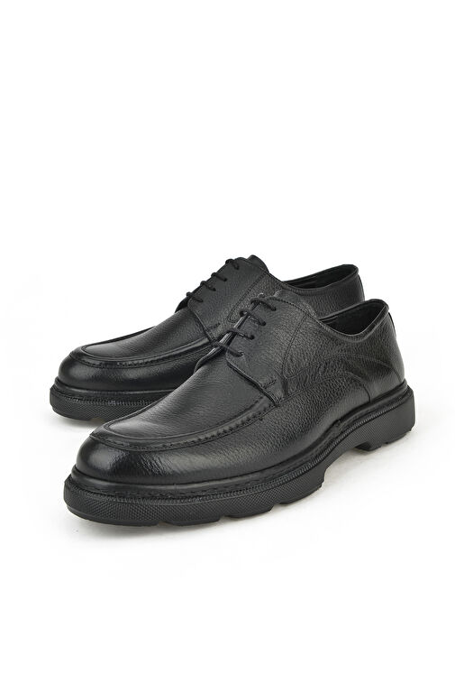 Ziya, Erkek Hakiki Deri Ayakkabı 143745ZAB0707 Siyah - Görsel 5