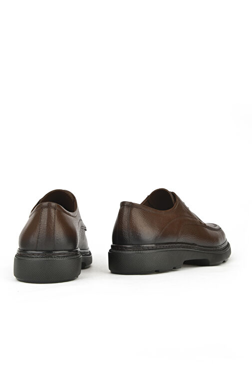 Ziya, Erkek Hakiki Deri Ayakkabı 143745ZAB0707 Kahve - Görsel 6