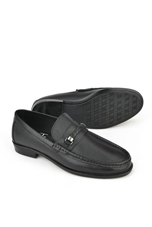 Ziya, Erkek Hakiki Deri Ayakkabı 143745Z5418 Siyah - Görsel 4