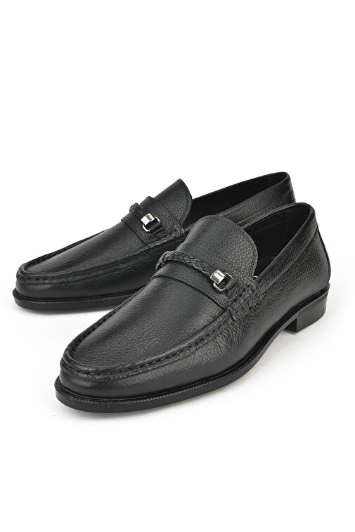 Ziya, Erkek Hakiki Deri Ayakkabı 143745Z5418 Siyah - Görsel 5