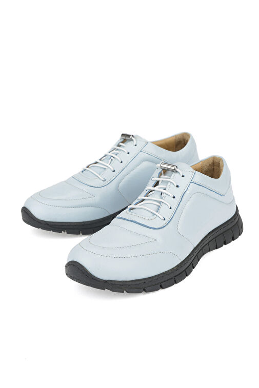 Ziya, Kadın Hakiki Deri Sneaker 143992ZSP200 A.Mavi - Görsel 6