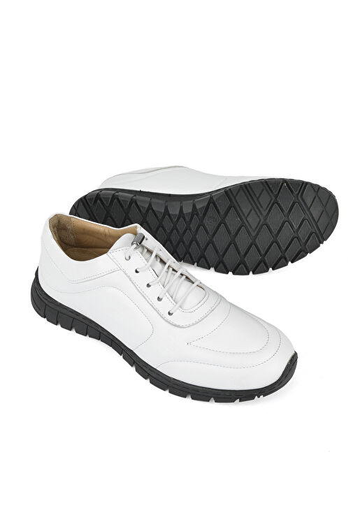 Ziya, Kadın Hakiki Deri Sneaker 143992ZSP200 Beyaz - Görsel 5