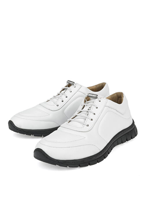 Ziya, Kadın Hakiki Deri Sneaker 143992ZSP200 Beyaz - Görsel 6
