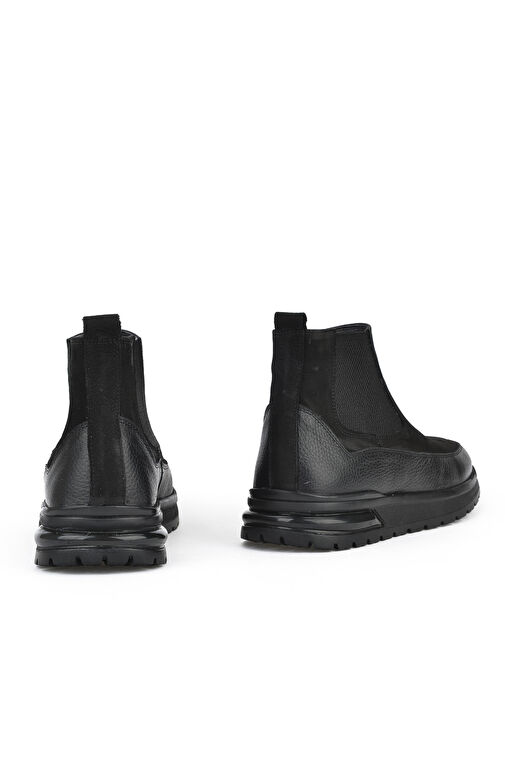 Ziya, Erkek Hakiki Deri Bot 1431024Z6700 Siyah - Görsel 4