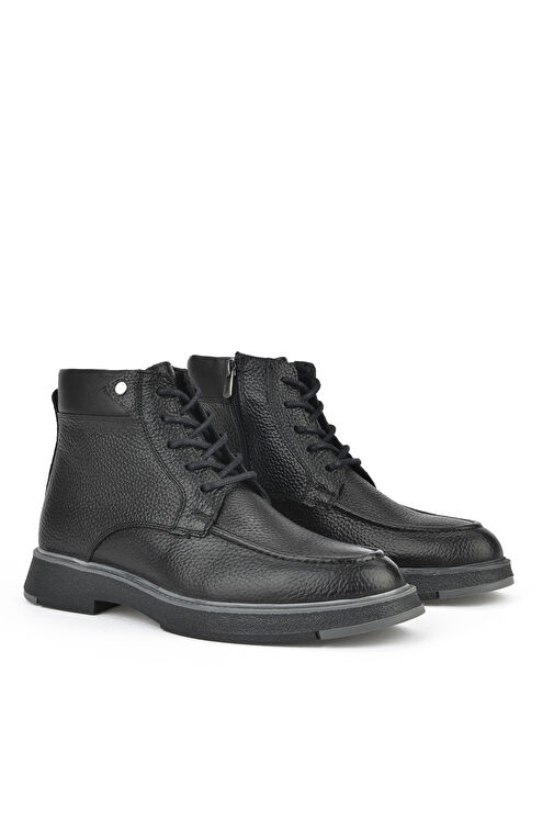 Ziya, Erkek Hakiki Deri Bot 1431024Z6601 Siyah - Görsel 3