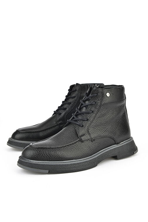 Ziya, Erkek Hakiki Deri Bot 1431024Z6601 Siyah - Görsel 6