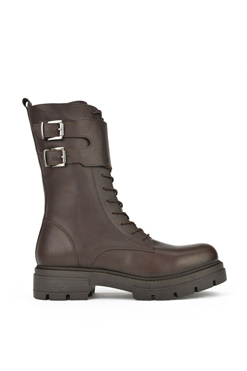 Ziya, Kadın Hakiki Deri Bot 14319Z66382 Kahve - Görsel 2