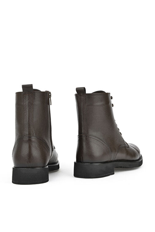 Ziya, Erkek Hakiki Deri Bot 14319Z7019 Kahve - Görsel 4