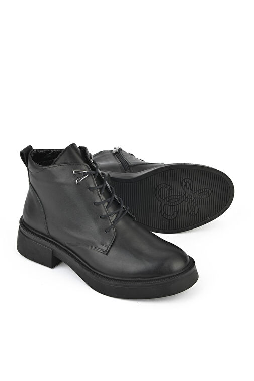 Ziya, Kadın Hakiki Deri Bot 143359Z326 Siyah - Görsel 5